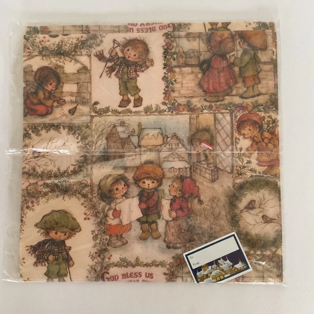 Vintage Hallmark Tiny Tim Wrapping Paper NWT